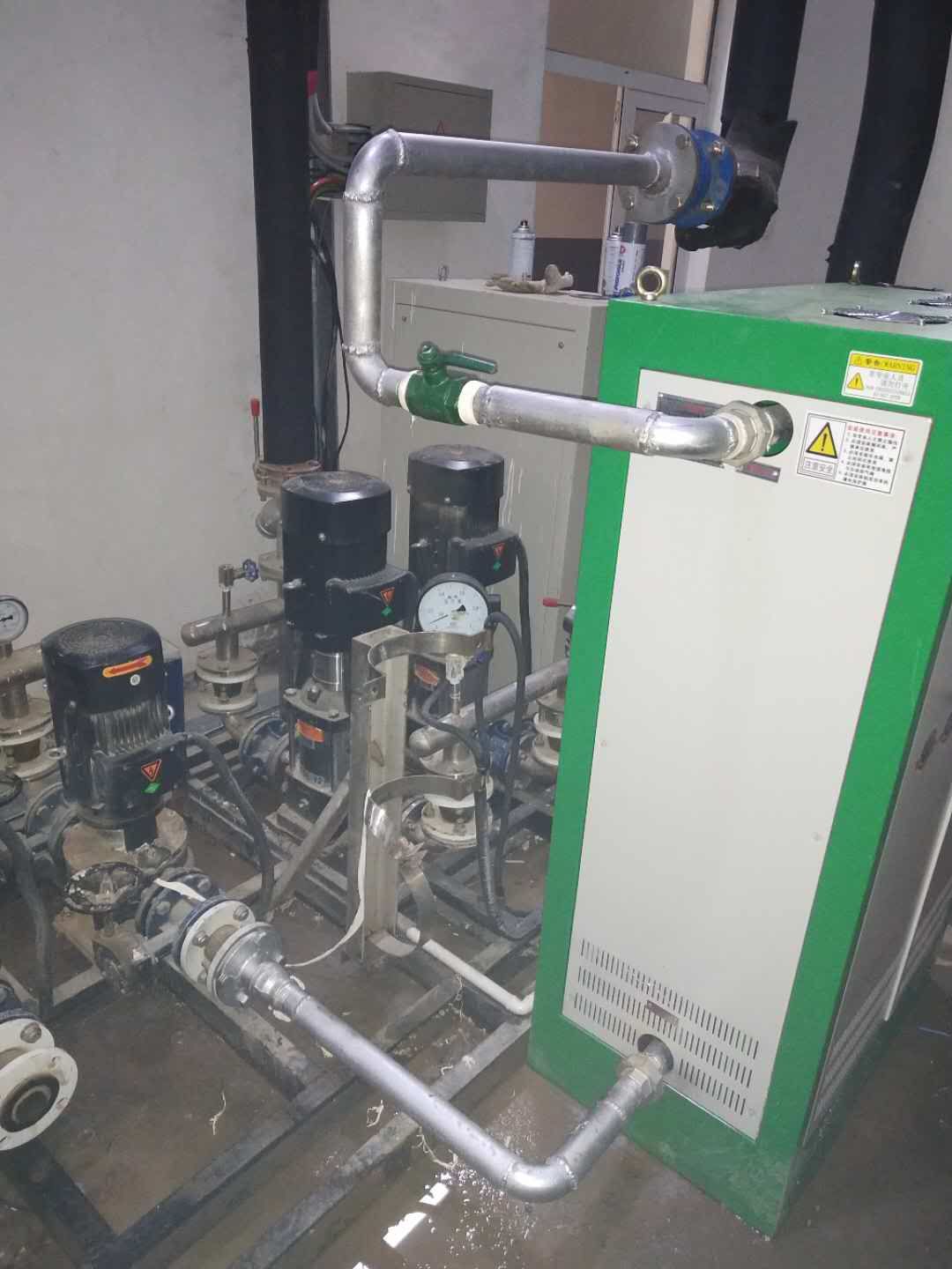 內(nèi)蒙古太極集團(tuán)電磁采暖爐60kw安裝現(xiàn)場