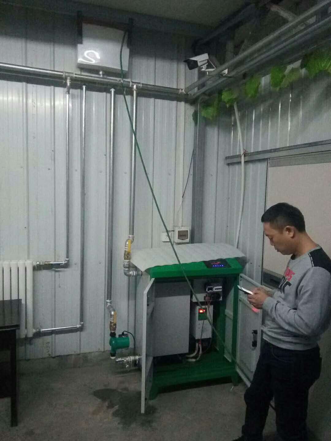 山西運城20Kw電磁采暖爐運行現(xiàn)場