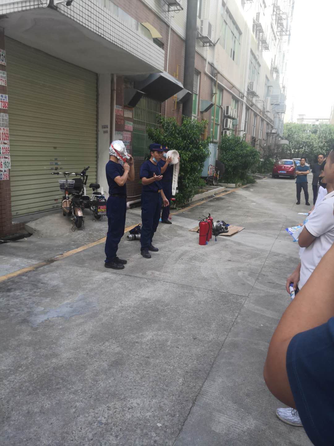 信輝源園區(qū)消防培訓 安全生產(chǎn)是企業(yè)之本